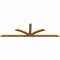Ekena Millwork Richland Timber Gable Bracket, Western Red Cedar, 108"W x 31 1/2"H x 2"D x 4"F, 7/12 Pitch GBW108X31X0204RIC00RWR - alternate 4